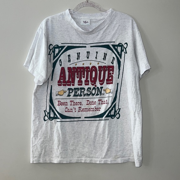 Vintage 1994 genuine antique person T-Shirt - Picture 1 of 7